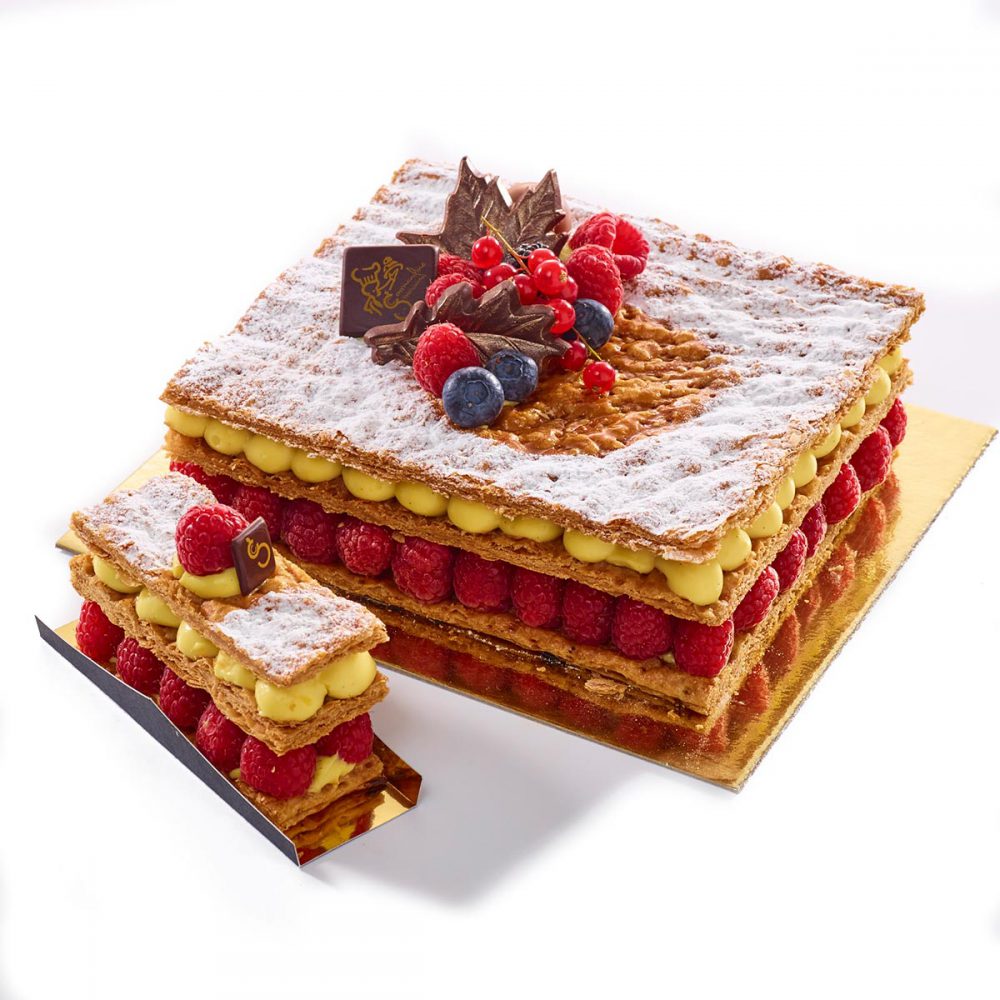 Millefeuille framboise