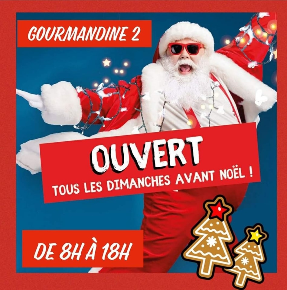 Votre Pâtisserie Gourmandine 2 Ouverte les dimanches après midi avant Noël!!!