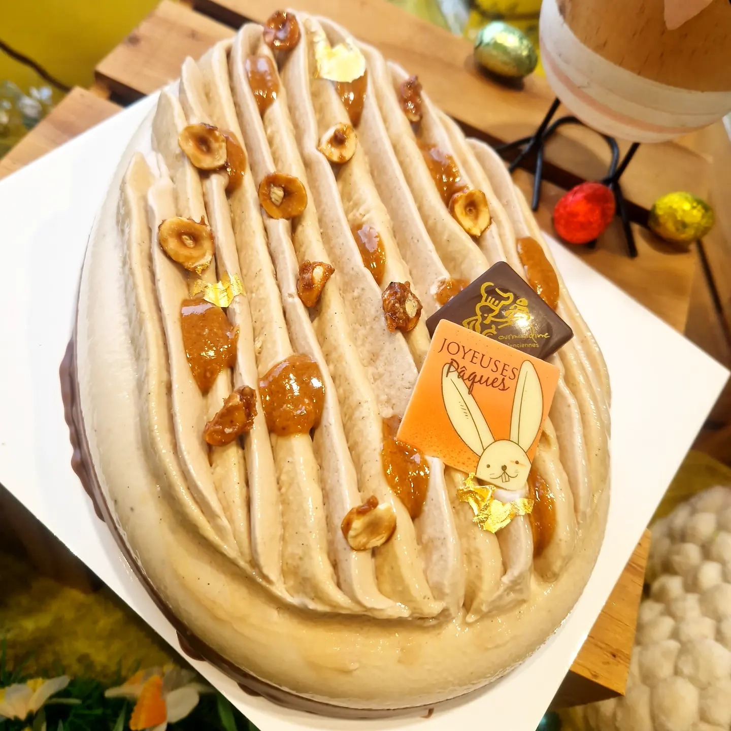 Plume et Éclat : Nos entremets de Pâques