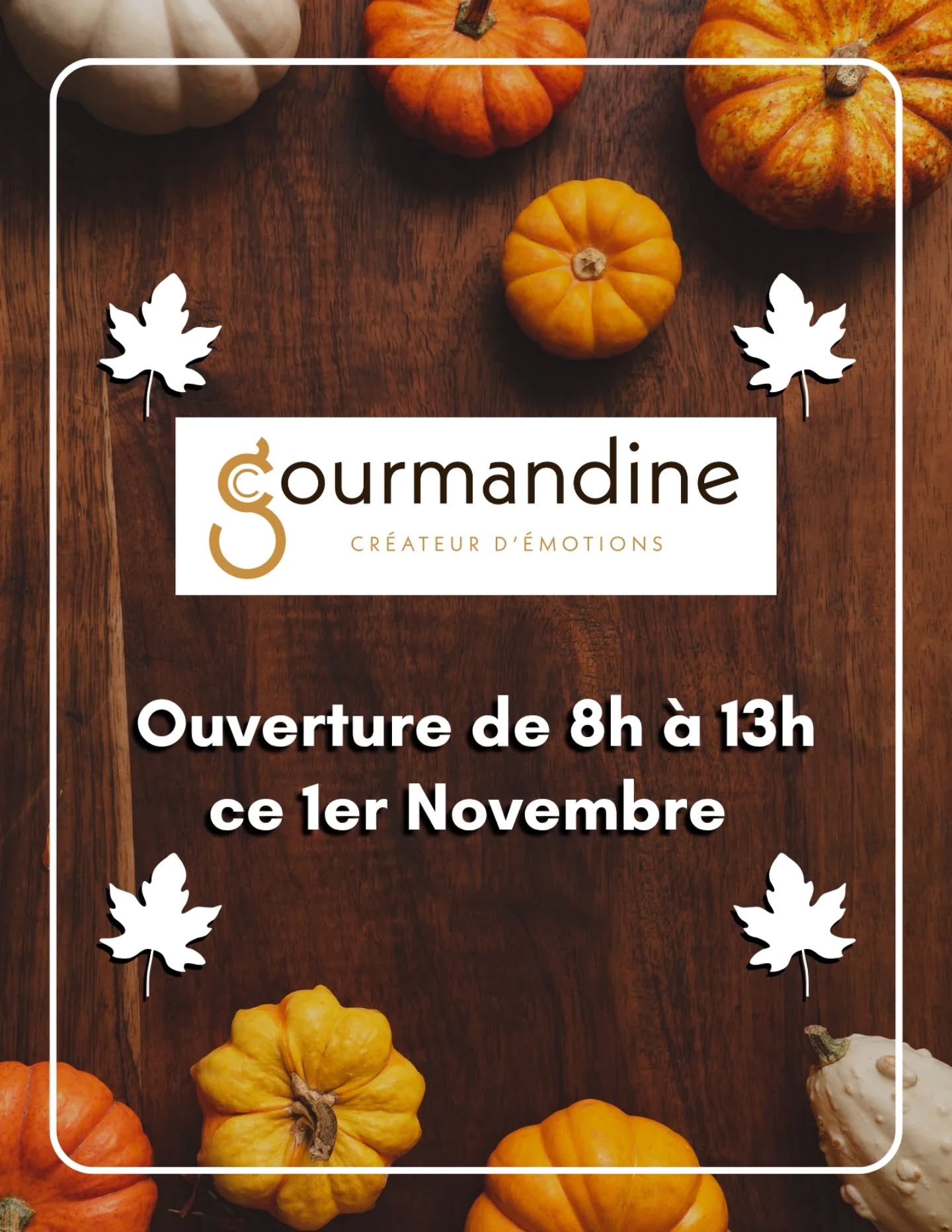 Ouverture ce 11 Novembre !