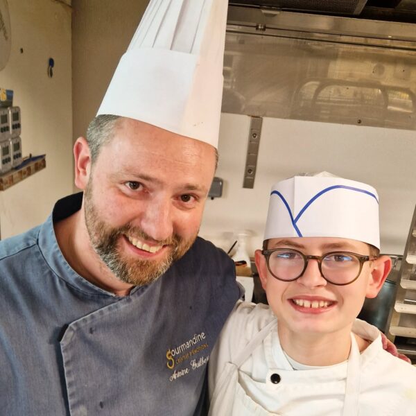 Cette semaine, père et fils réunis chez Gourmandine !
