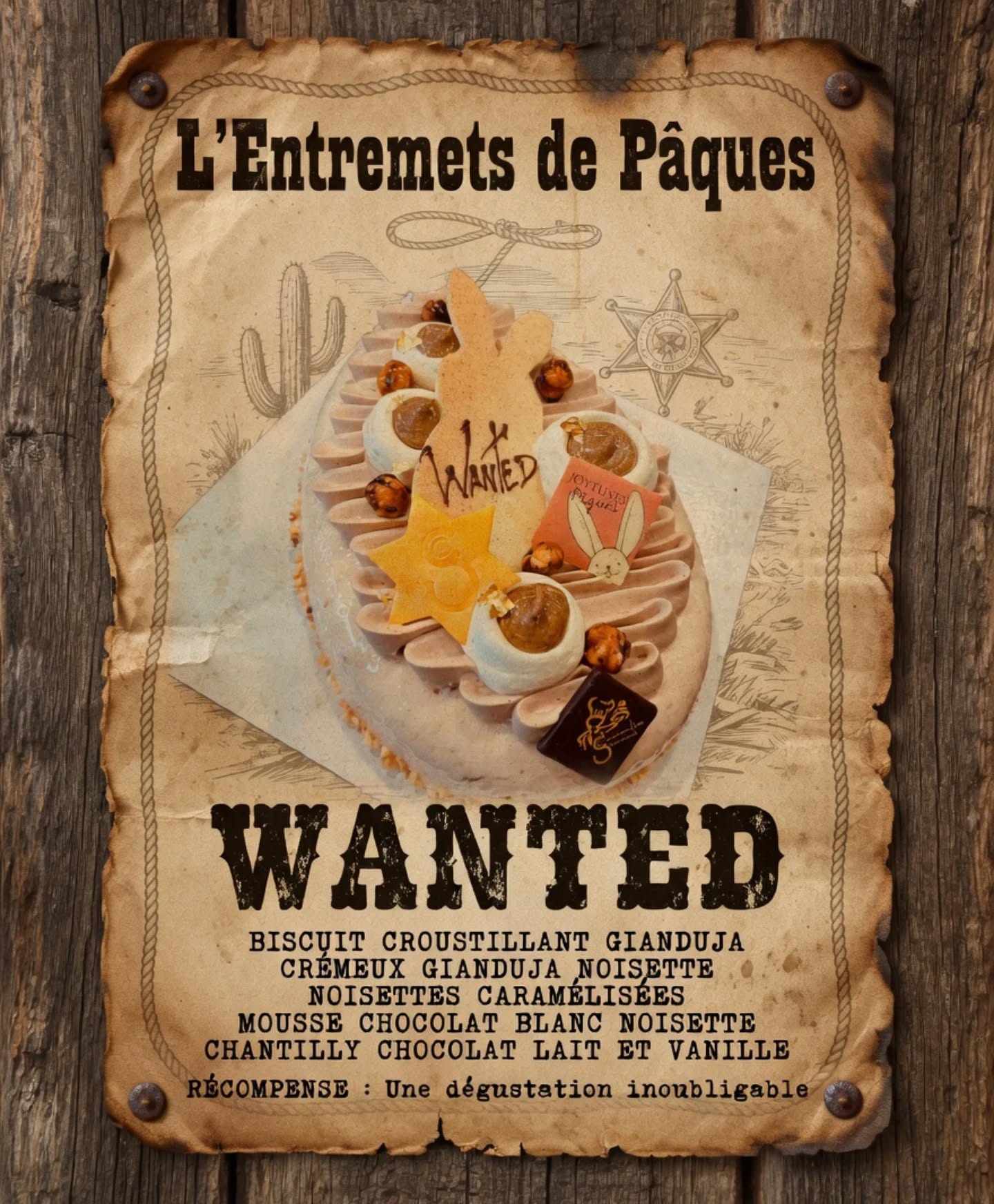 L’entremets de Pâques le plus recherché du Far West est enfin là !